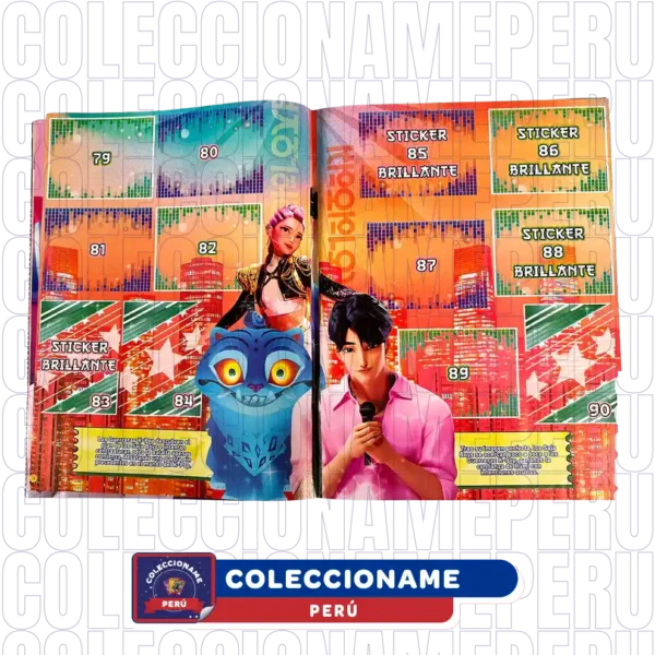 406-01 Álbum Daemon Hunter (K-pop) + Set Completo De Figuras para Pegar