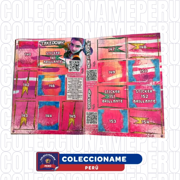 407-01 Álbum Daemon Hunter (K-pop) + Set Completo De Figuras para Pegar