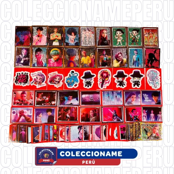 Álbum Saja Boys 2 en 1 + Set Completo De Figuras para Pegar