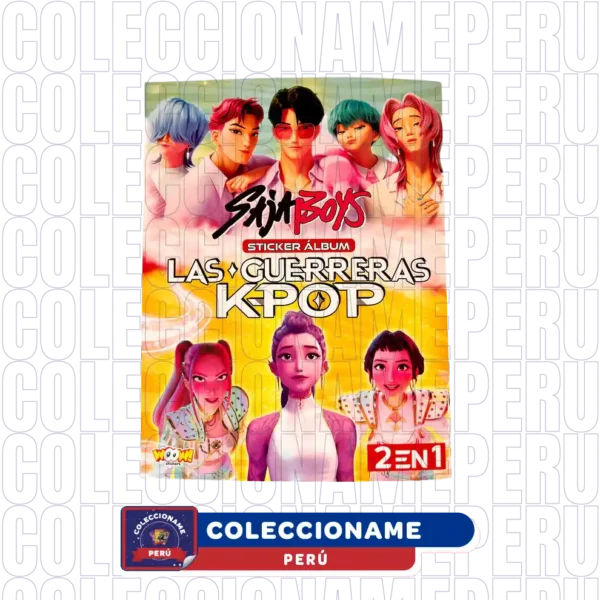 Álbum Saja Boys 2 en 1 + Set Completo De Figuras para Pegar