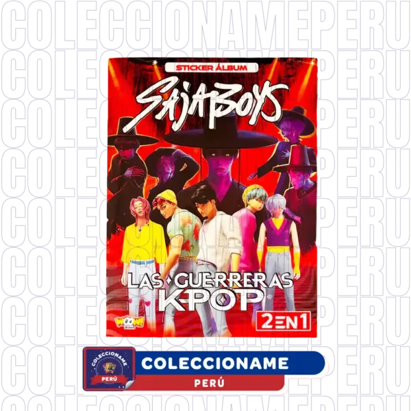 Álbum Saja Boys 2 en 1 + Set Completo De Figuras para Pegar